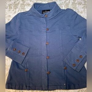 Neon Buddha Jacket Coat Cotton Cardigan, size medium Athleisure Loungewear Yoga